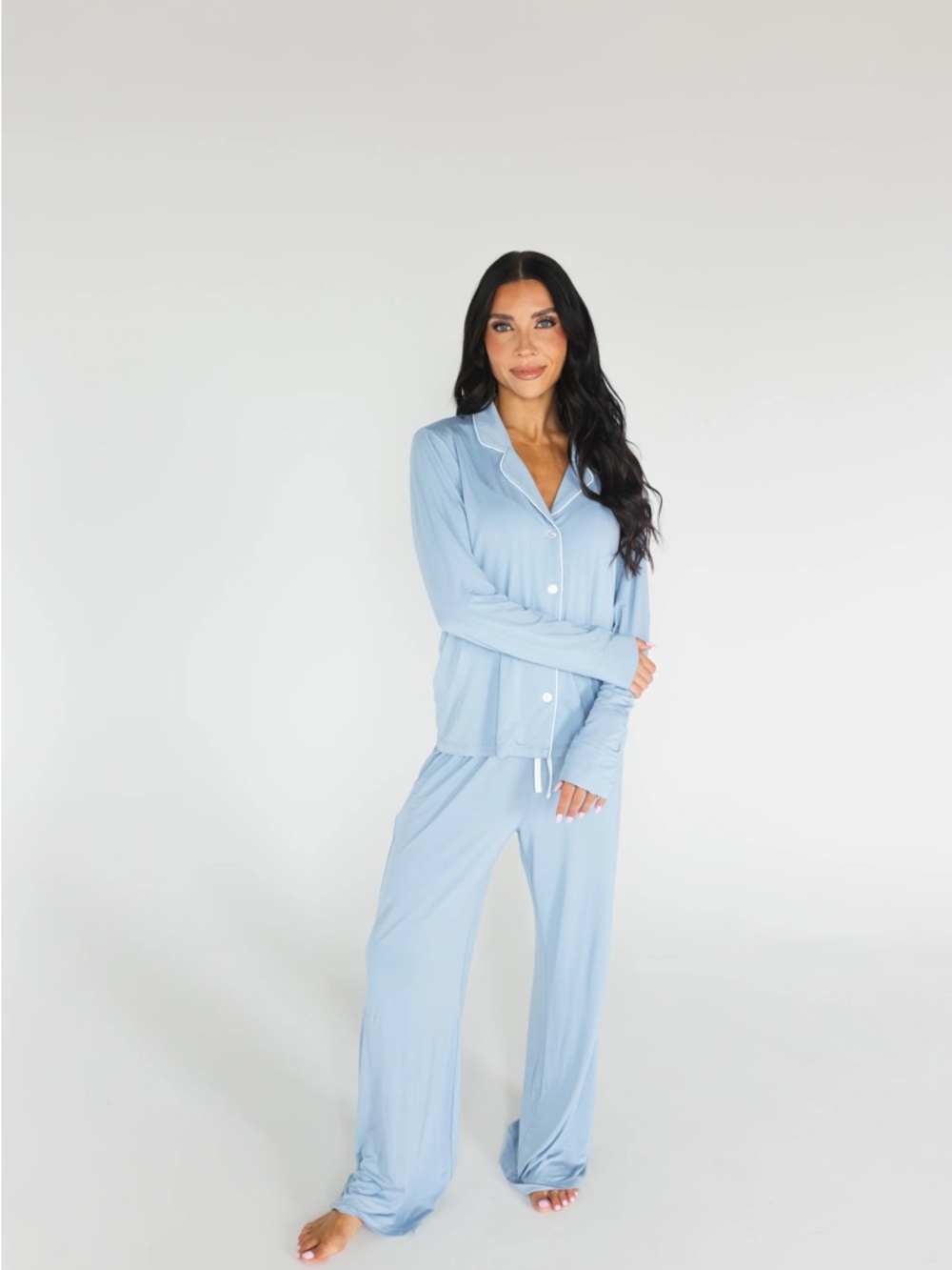 In My Jammers X Jenna Johnson Powder Blue Set